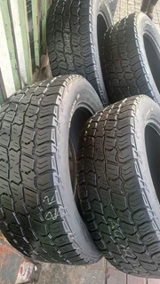 275/55R20 Mickey Thompson all terrain tires. leave your whatsapp number if interested.