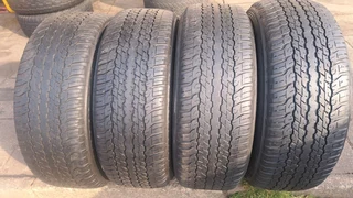 18 inche Toyota lengend 50 mags and 265/60R18 tires. leave your whatsapp number if interested