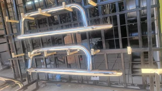 Toyota Quantum front bull bar. leave your whatsapp number interested for follow-up.