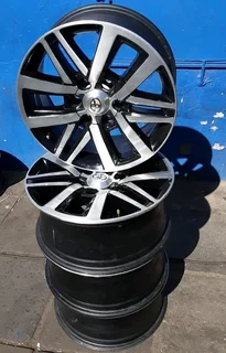 18 Inch Toyota Hilux (Dakar, D4D, Gd6), Fortuner rims 4 sale. Leave your whatsapp number if interest