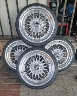 Original BBS rims with 215/35R18 tires( 4x100 and 4x114 pcd), leave your whatsapp number.