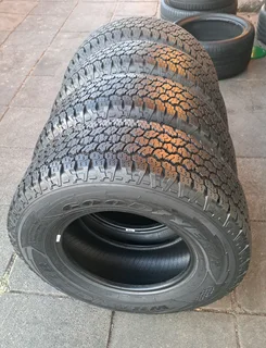 245/70R16 Good Year Wrangler tires of 98% thread left. leave your whatsapp number if interested