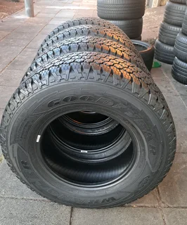 245/70R16 Good Year Wrangler tires of 98% thread left. leave your whatsapp number if interested