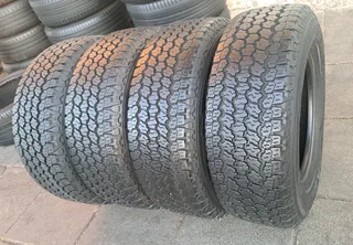 245/70R16 Good Year Wrangler tires of 98% thread left. leave your whatsapp number if interested