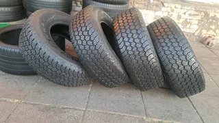245/70R16 Good Year Wrangler tires of 98% thread left. leave your whatsapp number if interested