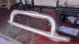 Toyota Quantum chrome Nudge bar &amp; step tow bar. leave your whatsapp number if interested.