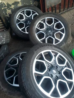 20 Inch Ford Ranger (Thunder, Raptor,  Wildtrak, Platinum, Stormtrak) rims with 255/55R20 Good Year