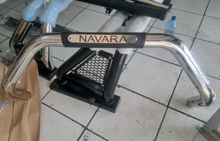 Nissan Navara Facelift Stainless steel Nudge bar. Leave your whatsapp number if interested.