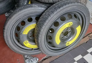 ️ 125/70R18 Vw Polo /Audi A1 Spare Wheel saver (biscuit tire), 5x100 pcd. Call/ whatsapp 0687576165
