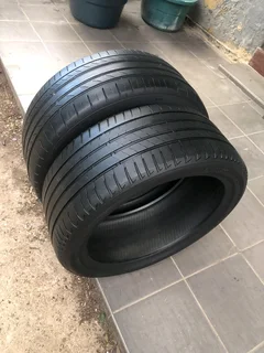  One 245/45R19 continental and One 245/40R19 bridgestone normal tires.R500 each tire.