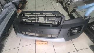  Ford Ranger T7 to T8 complete Front bumper with grill kits, 2016 to 2019 model.