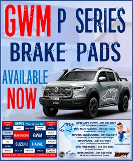 Gwm P Series Brake Pads  ***commercial &amp; Passenger***
