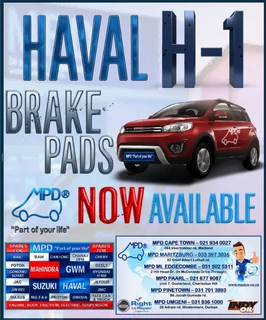 Haval H1 Brake Pads ***AVAILABLE NOW***
