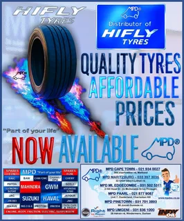 Hifly tyres Now Available at MPD Maritzburg