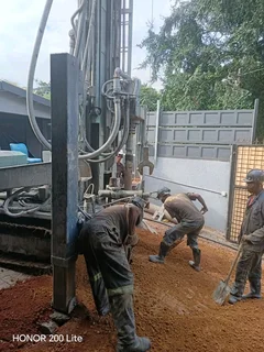 we do water borehole drilling installation pumps