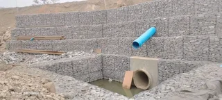 we do gabion baskets installation