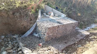 We do gabion baskets installation for more information contact us 082 378 2553