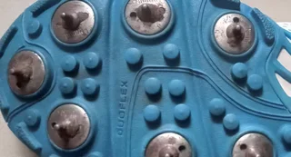 Puma Spike 22.1 White–Ultra Blue (Cricket shoes)