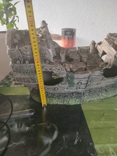 Large aquarium ship wreck