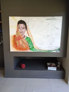 Painting Indian Lady, ca.130x80cm