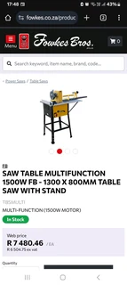 Multipurpose Bench saw