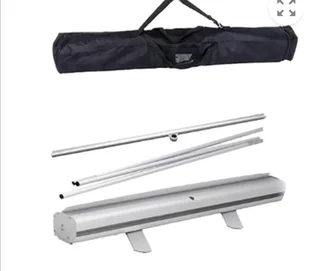 2 x Extractable free standing advertising stands