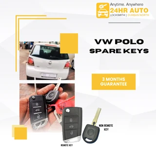 VW Spare Keys  | 3 Months Guarantee