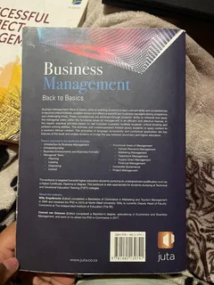 Business management course textbooks