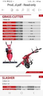 grass cutter.