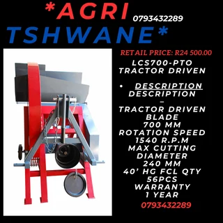 LCS700-PTO Tractor Driven.