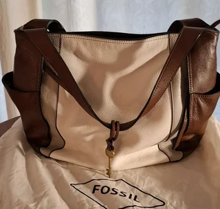 Fossil leather bag