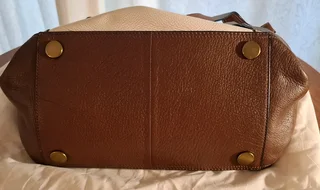 Fossil leather bag