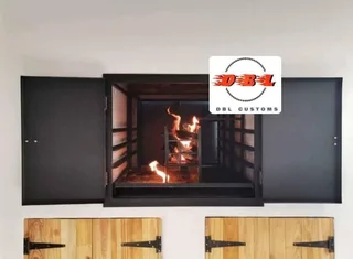 Braai door frame inserts