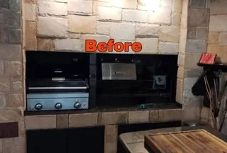 Braai door frame inserts