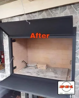 Braai door frame inserts