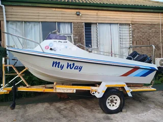 Sea pro 450 boat on breakneck trailer