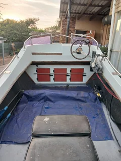 Sea pro 450 boat on breakneck trailer