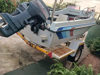 Sea pro 450 boat on breakneck trailer