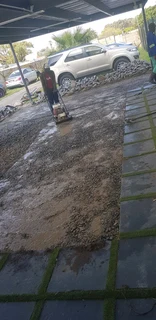 Paving installation