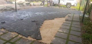 Paving installation