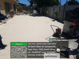 Paving iinstallation