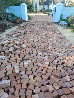 Wheatstone half bricks paving