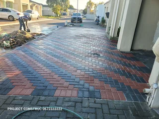 Paving and artificial installation