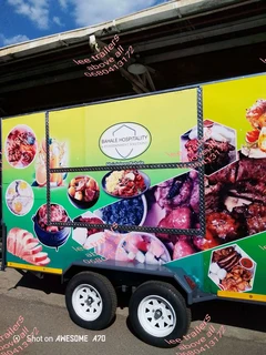 4m mobile kitchen trailer fully equipped