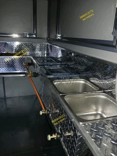 Mobile kitchen trailers