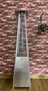 Pyramid Quartz Glass Tube Garden Flame Tower Heater Gas Outdoor