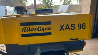 2021 ATLAS COPCO XAS96DD 12BAR AIR COMPRSSOR