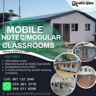 Extra space solutions- Office, accommodation, classrooms, ablution blocks