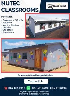 Nutec  Clasrooms, ablution blocks