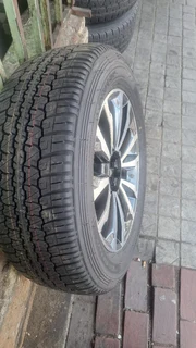 Brand New rim and tire for Toyota Land cruiser Prado. Leave your whatsapp number if interested
